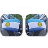high quality customized club logo durable Car mirror cover flag
