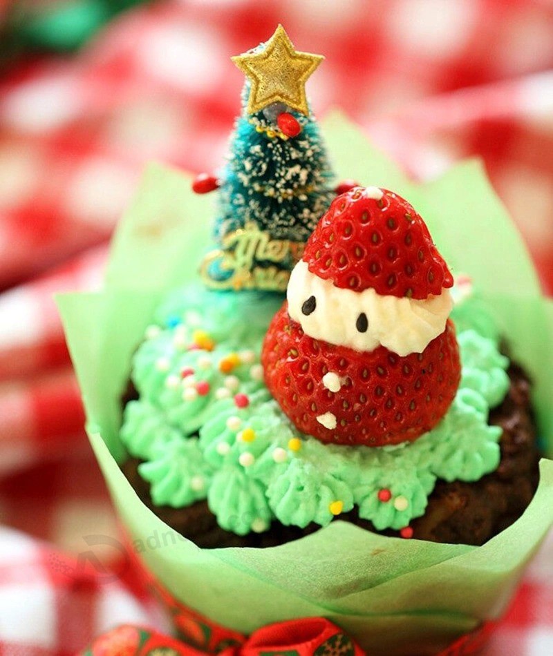 크리스마스 트리 실리콘 케이크 베이킹 몰드 초콜릿 트레이 어린이 선물