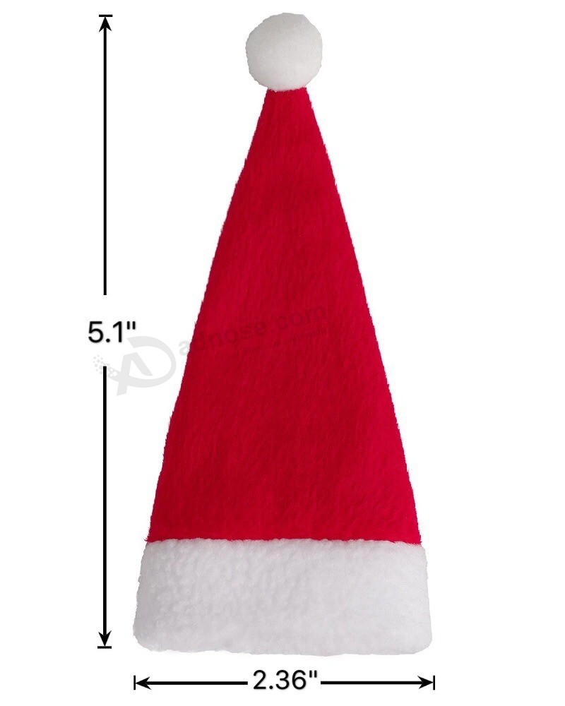 Venta al por mayor de sombreros de Navidad no tejidos, vajilla, juegos de tenedores, decoración de botellas de vino de Navidad, herramienta de almacenamiento, regalos