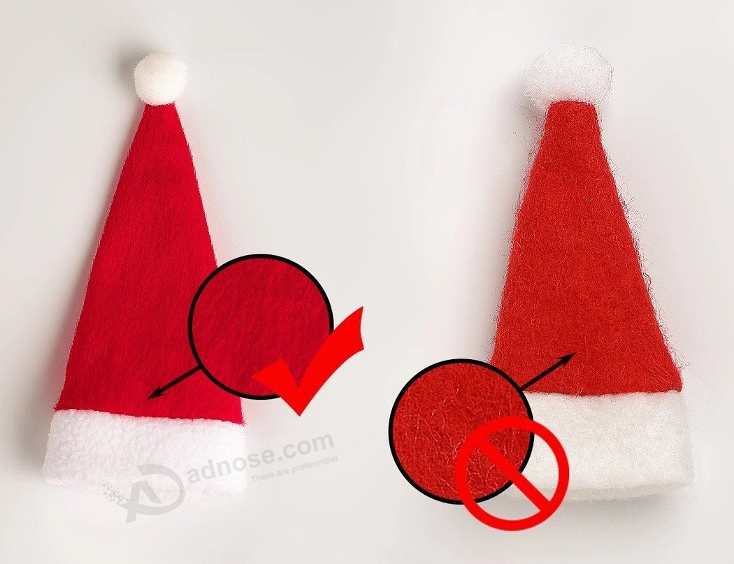 Venda por atacado de chapéus de Natal não tecidos utensílios de mesa Conjunto de garfos Decoração de garrafas de vinho de Natal Ferramenta de armazenamento Presentes