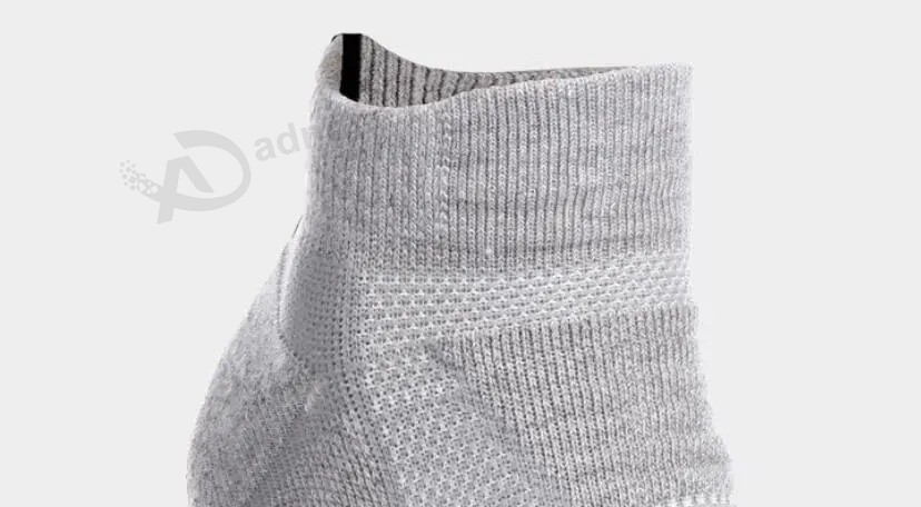 Atacado meias esportivas Grip antiderrapante Dry-fit algodão masculino basquete moda compressão meia com Terry