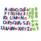 alfabeto polular EVA espuma magnética de aprendizagem letras e números brinquedo educacional infantil