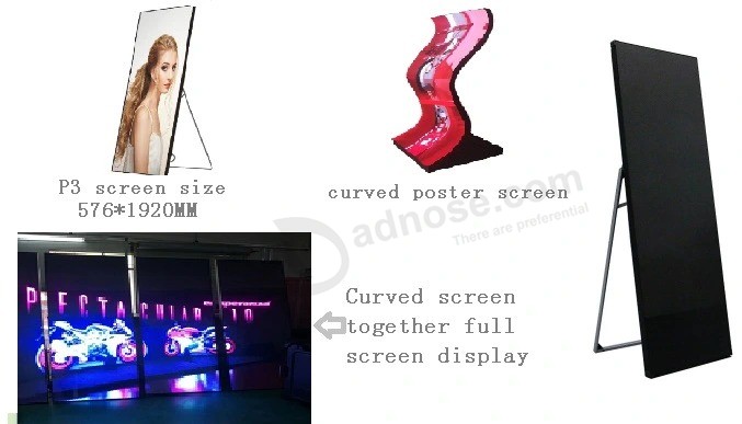Aluminum Extrusion Wall Mount Profile Poster Frame LED Light Box Sign Board Textile Lightbox