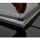 Caja de luz LED magnética súper delgada de China con alto brillo