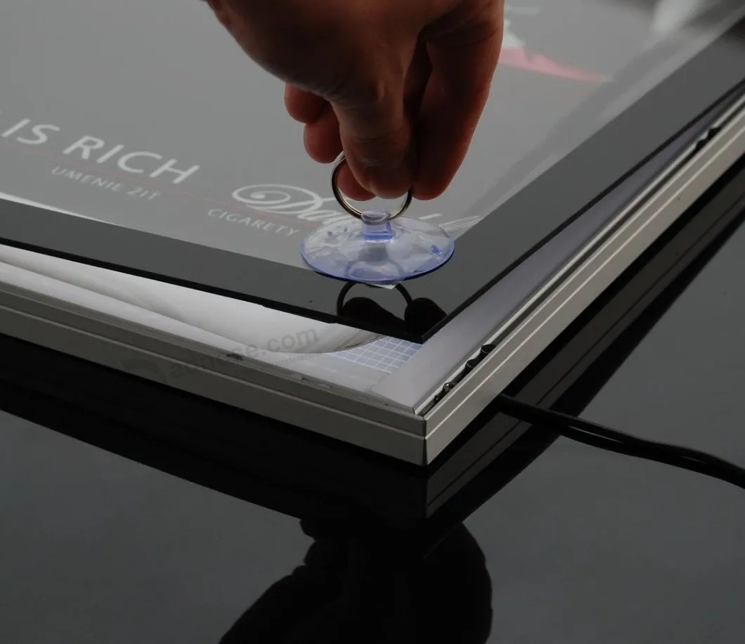 高輝度の中国超スリム磁気LEDライトボックス