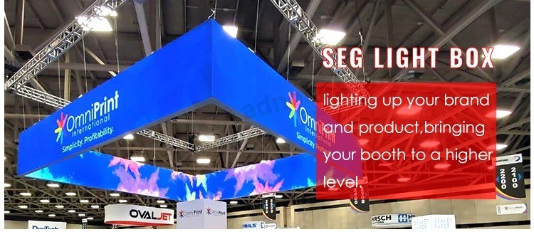 Draagbare LED verlichte handelsbeurs 10 x 20 lichtbak