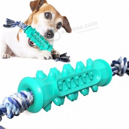 高品質のTPR歯のクリーニング鋸歯状の臼歯ロッド犬の歯ブラシを噛む面白い犬のペットのおもちゃ