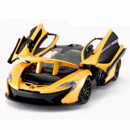 ハイシミュレーション1/24ダイキャストマクラーレンP1カーモデルアロイレーシングカー玩具子供用玩具コレクション