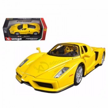 ON sale !!! Anhängerpaket enzo gelb bburago 26006 Maßstab 1:24 Druckguss Automodell Toy