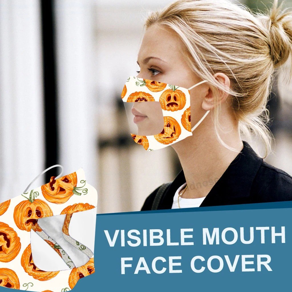 ハロウィーンの唇の言語の視覚化マスク