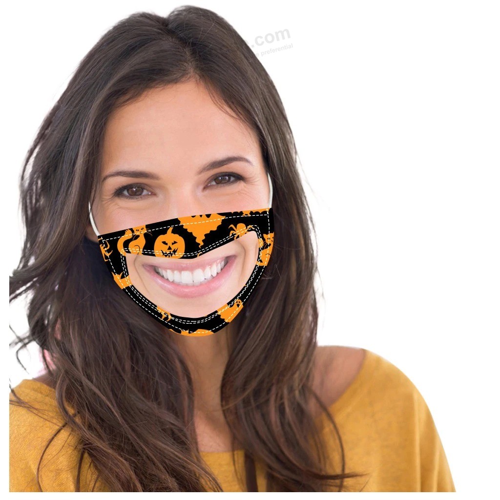 ハロウィーンの唇の言語の視覚化マスク