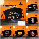 halloween series, printed mask, Pm2.5 adjustable Ear hook, replaceable filter element, dust-proof mask, 3D mask