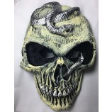 중국 도매 현실적인 무서운 거품 PU 얼굴 두개골 할로윈 마스크
