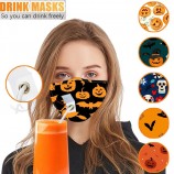 halloween mascara tampões invisíveis para beber