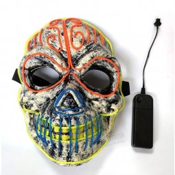 Heißer Verkauf Guangdong Neon Party Maske LED Rave Maske Halloween