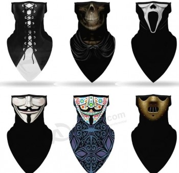Máscaras não-tecido para esportes de ciclismo para crianças ao ar livre máscara de Halloween personalizada