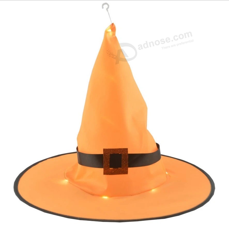 Luminous witch Hat, halloween Witch Hat, decoration Witch Hat, holiday Toy, hallowen Gift