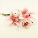 bela flor artificial spray de lírio flor decorativa Dy1-2732