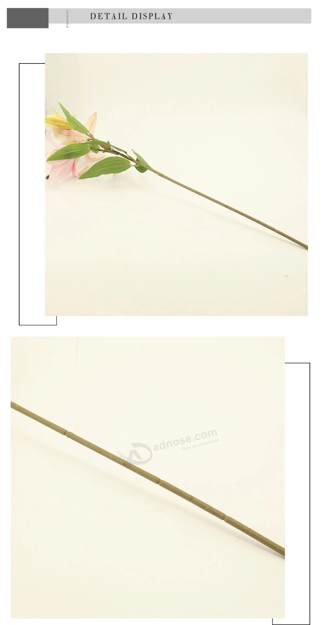 아름다운 인공 꽃 백합 스프레이 장식 꽃 Dy1-2732