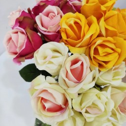 De zwanen roos kunstbloem, mooi design, goedkoop en fijn