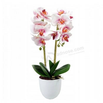 Hot Sale Multi-Color Indoor Outdoor Artificial Potting Flower with Pot
