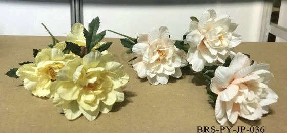 Künstliche Blume Dahlia Blumenstrauß Simulation Bündel für Hauptdekoration