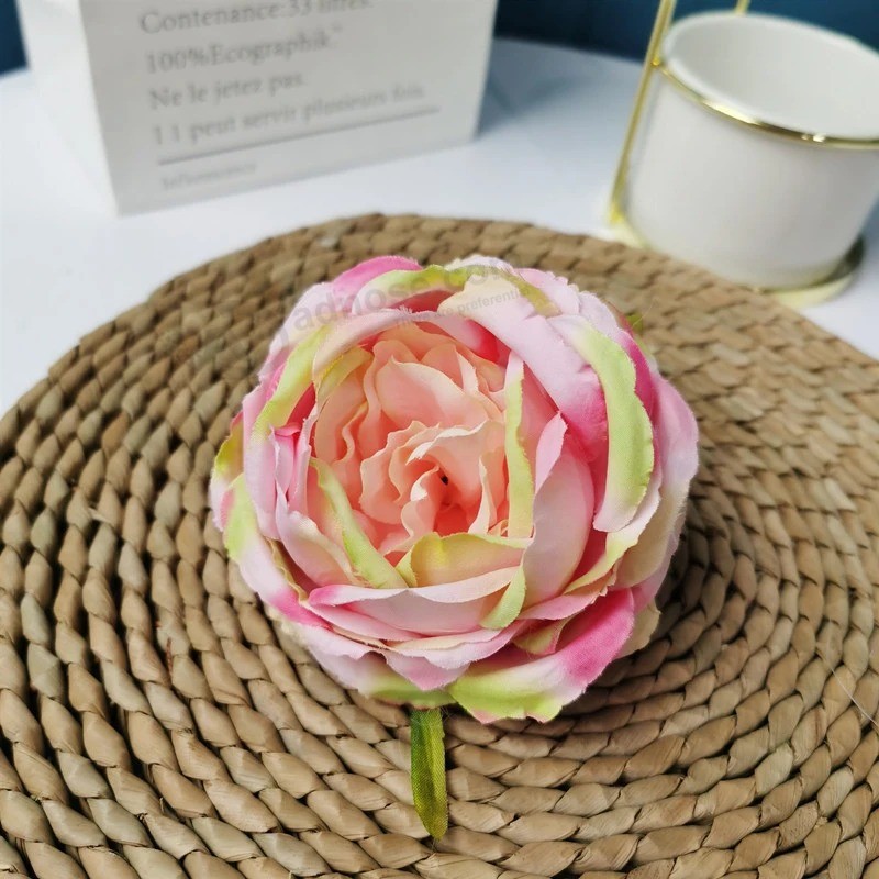 Mooie 9-10 Cm roos Hoofd geconserveerde bloem voor huwelijksdecoratie