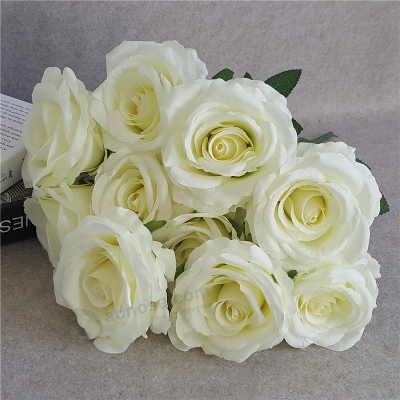 結婚式の装飾造花シルクのバラの花