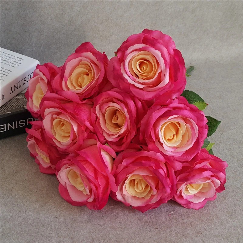 Свадебные украшения Искусственные цветы Шелковая роза Цветы