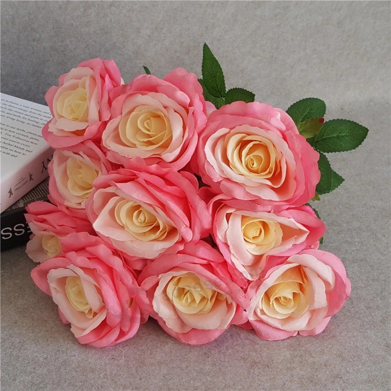 Свадебные украшения Искусственные цветы Шелковая роза Цветы