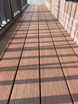 outdoor WPC wood plastic composite decking board
