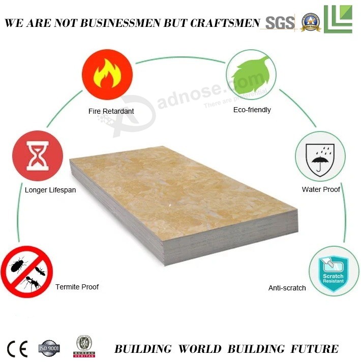木质硬质PVC / WPC泡沫家具板