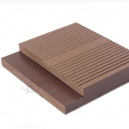 Deck externo composto WPC / piso de terraço / piso de madeira maciça placa sólida