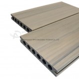 WPC wood plastic composite floor price outdoor decking hollow WPC decking board