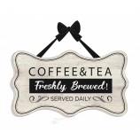 antique style wooden hanging board for coffee shop wall decor sign