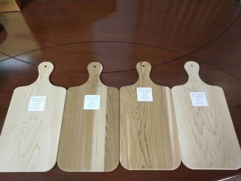 custom-made western Red cedar wood chopping block and cutting board