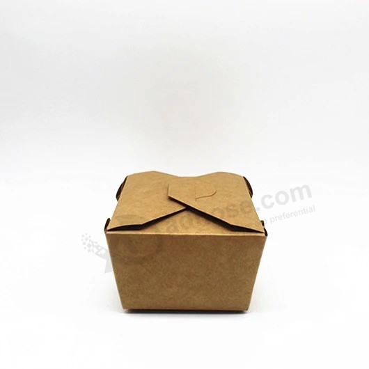 Passen Sie biologisch abbaubare Lebensmittelkarton-Verpackungsbox an