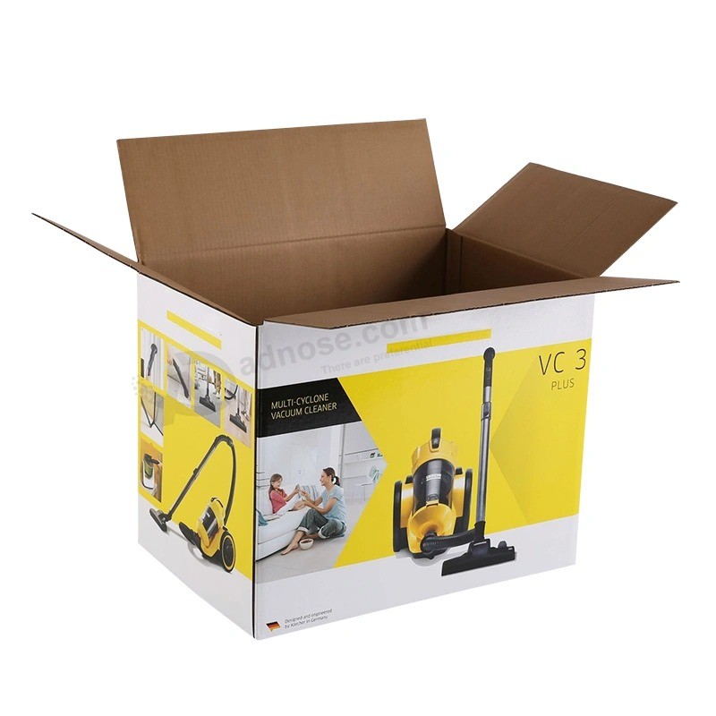 Hersteller benutzerdefinierte große Masse Preis Folable Induktionspaket Karton Staubsauger Reiniger Versand Wellpappe Karton Box