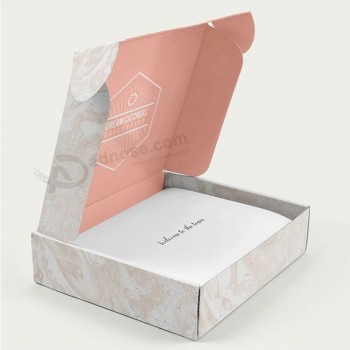 wholesale custom logo rigid postal mailer Box clothes shoe cosmetic gift packing shipping paper packaging Box