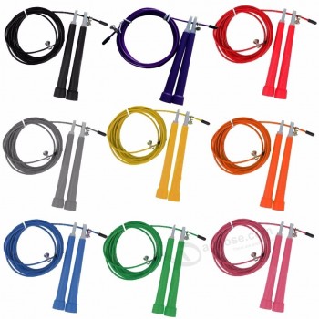 Hot selling high speed PVC handle adjustable jump rope For fitness