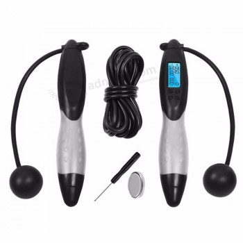Fitness Professional Fast  Workout Speed Digital Skipping Jump Rope With Counter