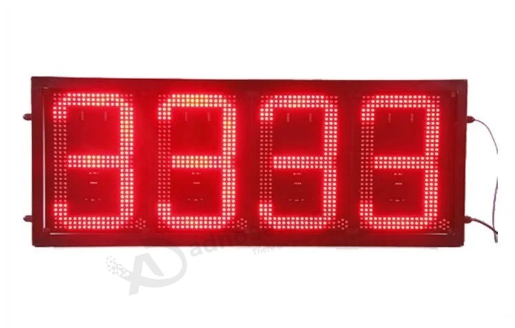 加油站数字标牌P10户外单色标牌高速公路LED显示板