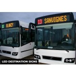 Placa de sinalização LED de destino de ônibus para sistema de informação de passageiros