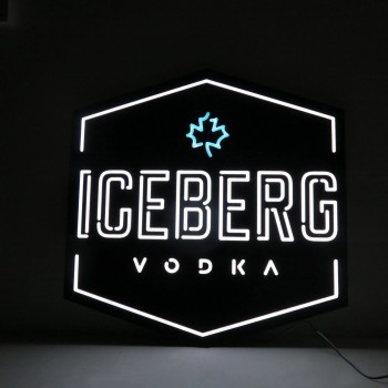 pannello di insegne al neon a LED da parete in acrilico personalizzato