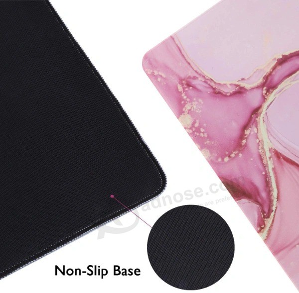 Игровой настольный коврик с индивидуальным логотипом, удлиненный резиновый коврик для мыши с противоскользящим покрытием