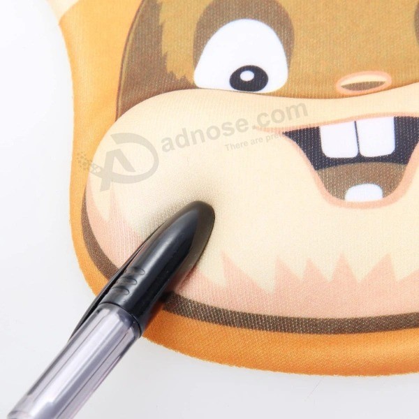 Tappetino per mouse in silicone con logo personalizzato con supporto per il polso