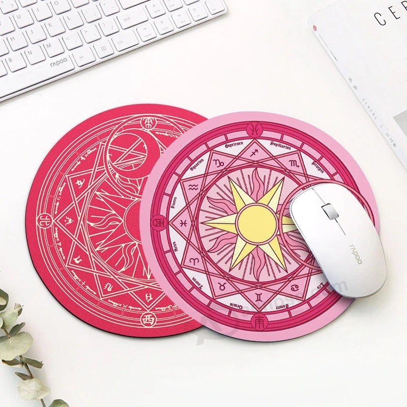 Borracha natural Material de impressão de logotipo personalizado com costura Tapete de mouse para jogos game Tapete de mouse personalizado de grandes dimensões Anime cartoon padrão 3D Mouse Pad
