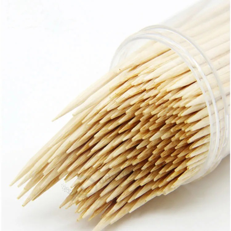 Gewoon ontwerp China gemaakt wegwerp bamboe versus berken tandenstoker