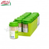 Most Popular 100PCS Bottle Pack Party Bamboo Toothpick