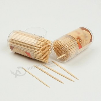barato personalizar logo precio de palillos de bambú a granel desechables naturales